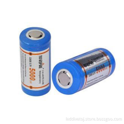 High capacity 5000mAh lithium ion rechargeable battery for
